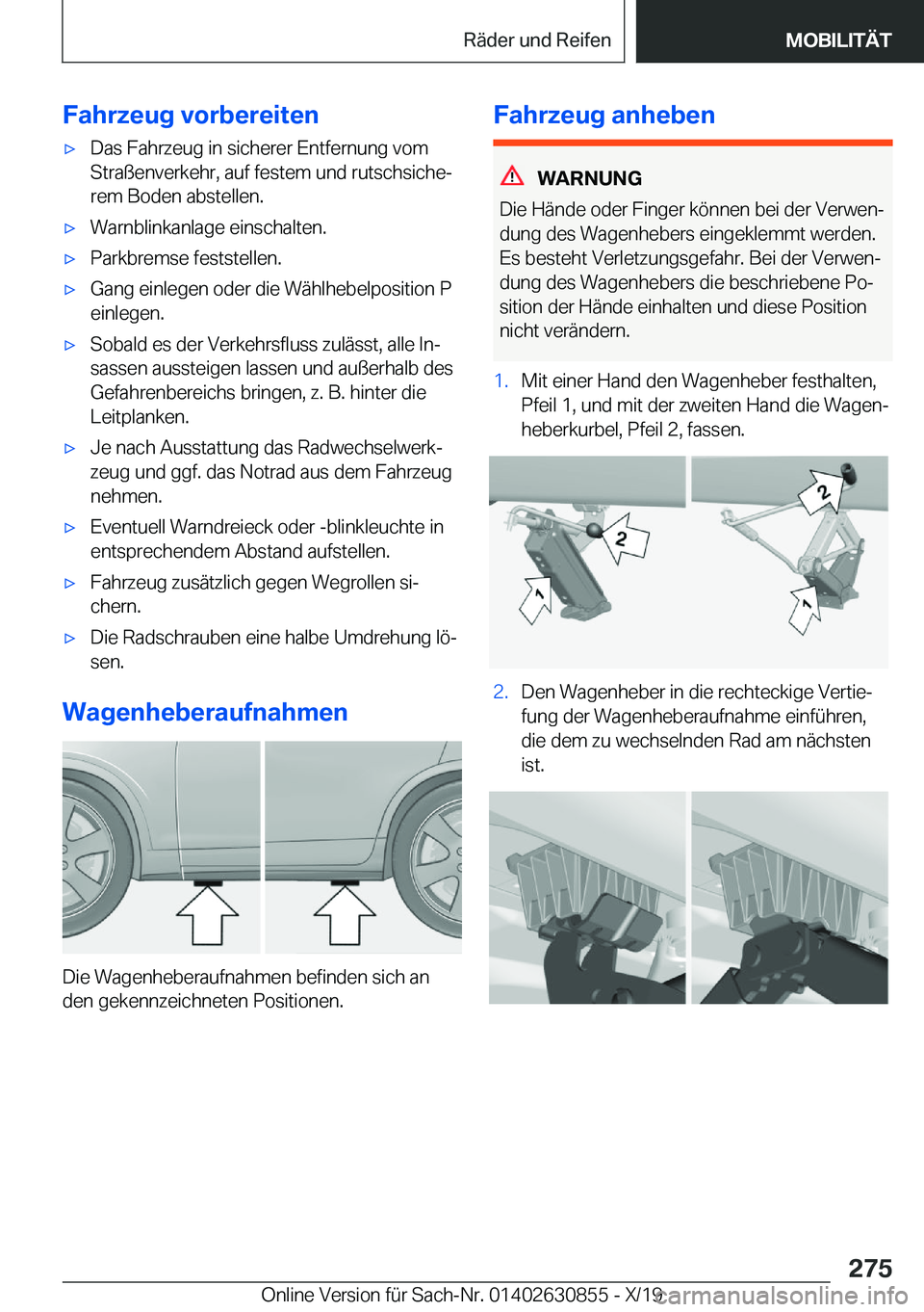 BMW 4 SERIES GRAN COUPE 2020  Betriebsanleitungen (in German) �F�a�h�r�z�e�u�g��v�o�r�b�e�r�e�i�t�e�nx�D�a�s��F�a�h�r�z�e�u�g��i�n��s�i�c�h�e�r�e�r��E�n�t�f�e�r�n�u�n�g��v�o�m�S�t�r�a�