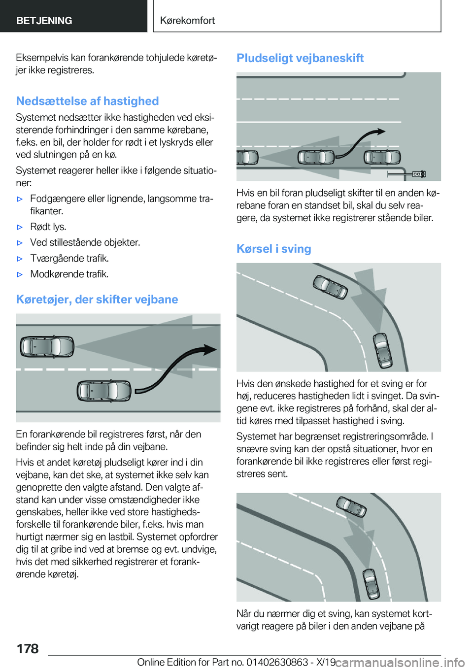 BMW 4 SERIES GRAN COUPE 2020  InstruktionsbØger (in Danish) �E�k�s�e�m�p�e�l�v�i�s��k�a�n��f�o�r�a�n�k�