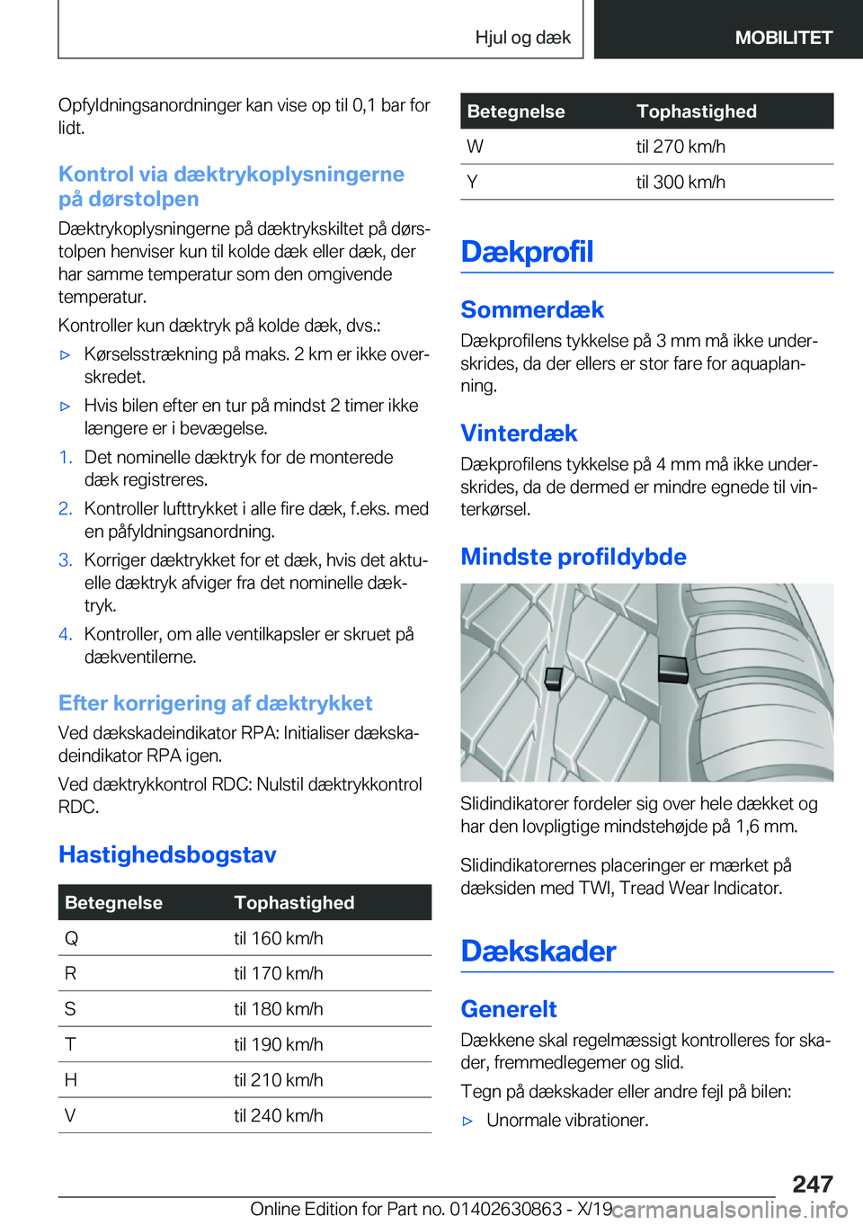 BMW 4 SERIES GRAN COUPE 2020  InstruktionsbØger (in Danish) �O�p�f�y�l�d�n�i�n�g�s�a�n�o�r�d�n�i�n�g�e�r��k�a�n��v�i�s�e��o�p��t�i�l��0�,�1��b�a�r��f�o�r�l�i�d�t�.
�K�o�n�t�r�o�l��v�i�a��d�æ�k�t�r�y�k�o�p�l�y�s�n�i�n�g�e�r�n�e�p�å��d�