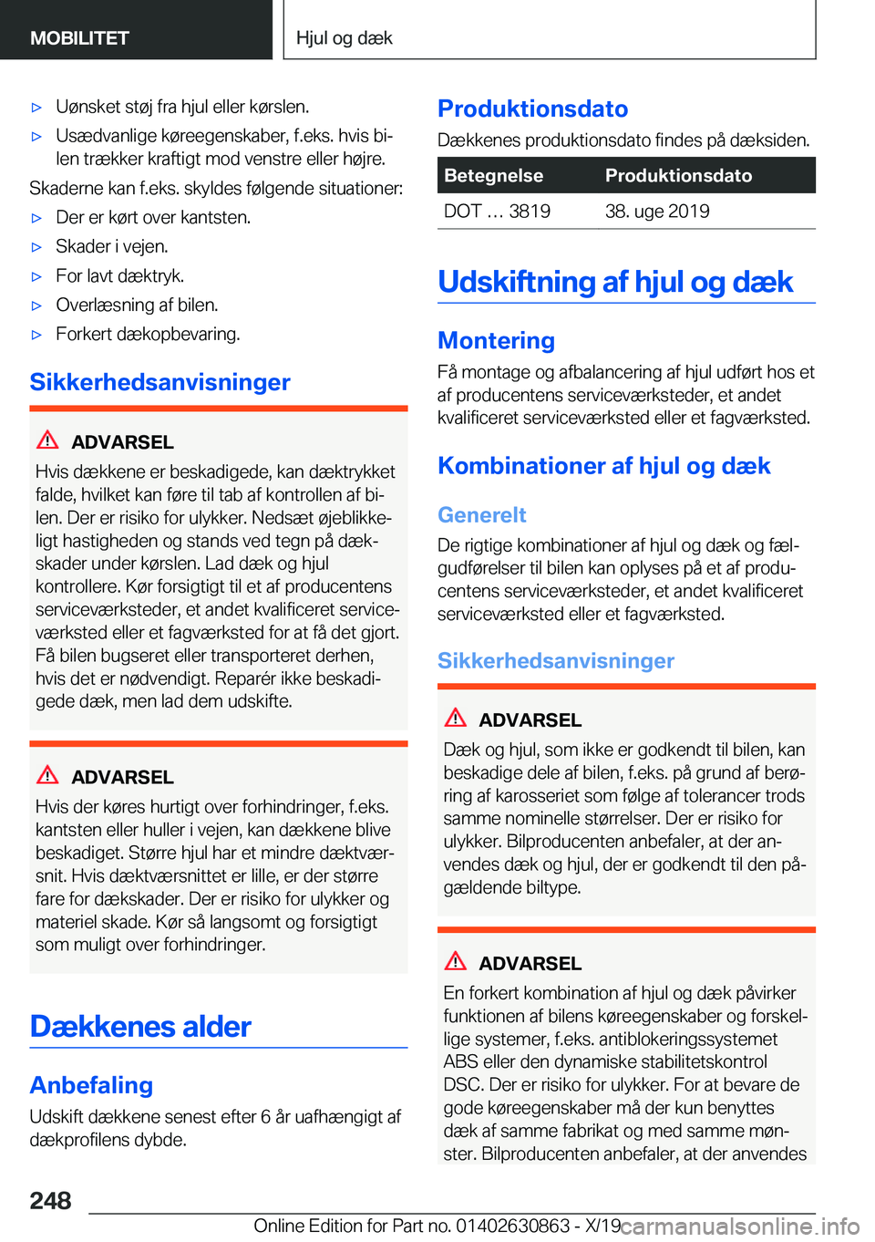 BMW 4 SERIES GRAN COUPE 2020  InstruktionsbØger (in Danish) 'x�U�