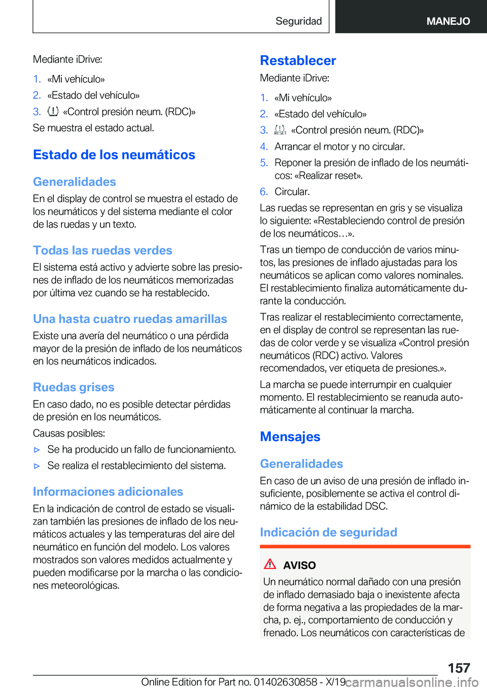 BMW 4 SERIES GRAN COUPE 2020  Manuales de Empleo (in Spanish) �M�e�d�i�a�n�t�e��i�D�r�i�v�e�:�1�.�«�M�i��v�e�h�