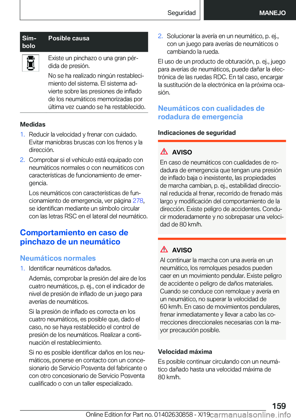 BMW 4 SERIES GRAN COUPE 2020  Manuales de Empleo (in Spanish) �S�