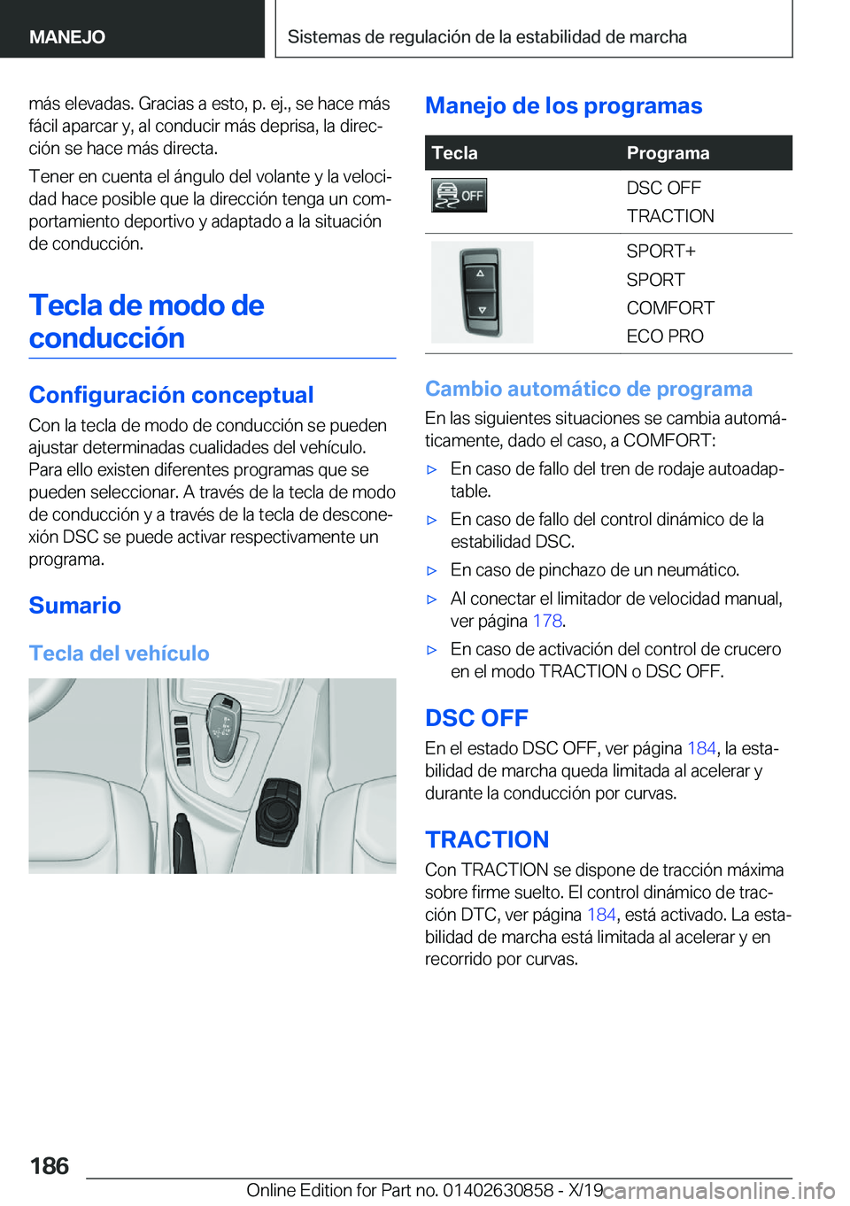 BMW 4 SERIES GRAN COUPE 2020  Manuales de Empleo (in Spanish) �m�