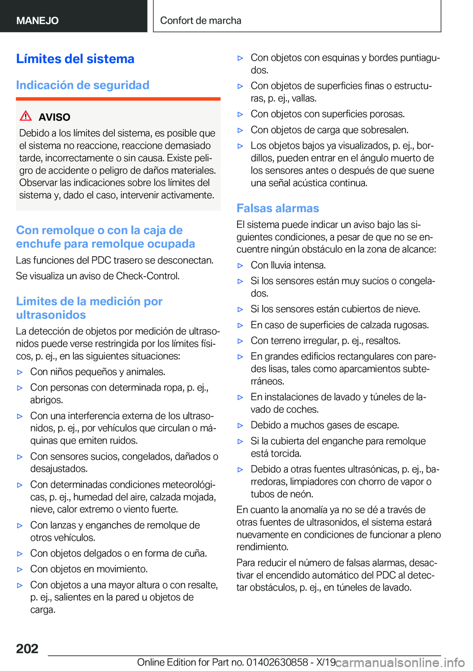 BMW 4 SERIES GRAN COUPE 2020  Manuales de Empleo (in Spanish) �L�