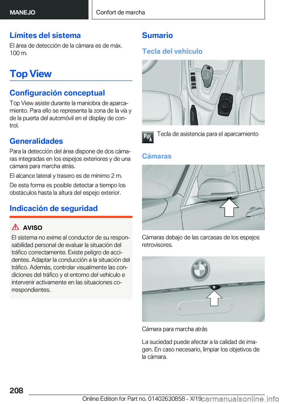 BMW 4 SERIES GRAN COUPE 2020  Manuales de Empleo (in Spanish) �L�