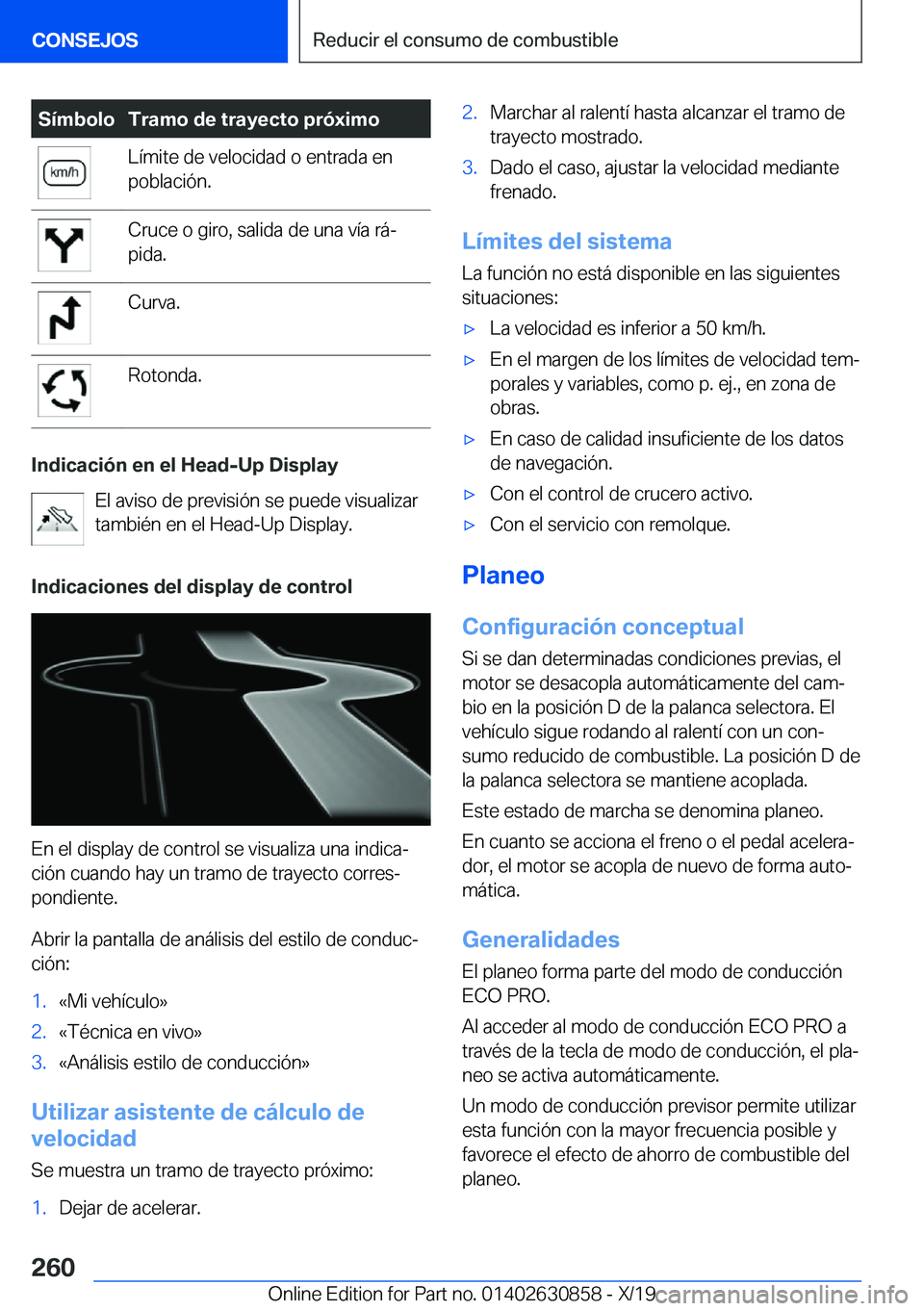 BMW 4 SERIES GRAN COUPE 2020  Manuales de Empleo (in Spanish) �S�