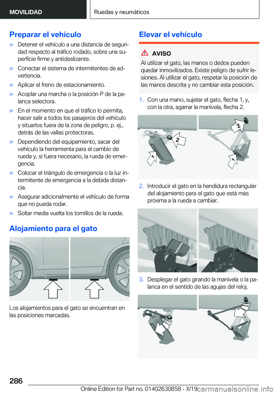 BMW 4 SERIES GRAN COUPE 2020  Manuales de Empleo (in Spanish) �P�r�e�p�a�r�a�r��e�l��v�e�h�