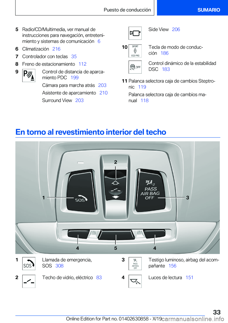 BMW 4 SERIES GRAN COUPE 2020  Manuales de Empleo (in Spanish) �5�R�a�d�i�o�/�C�D�/�M�u�l�t�i�m�e�d�i�a�,��v�e�r��m�a�n�u�a�l��d�e
�i�n�s�t�r�u�c�c�i�o�n�e�s��p�a�r�a��n�a�v�e�g�a�c�i�