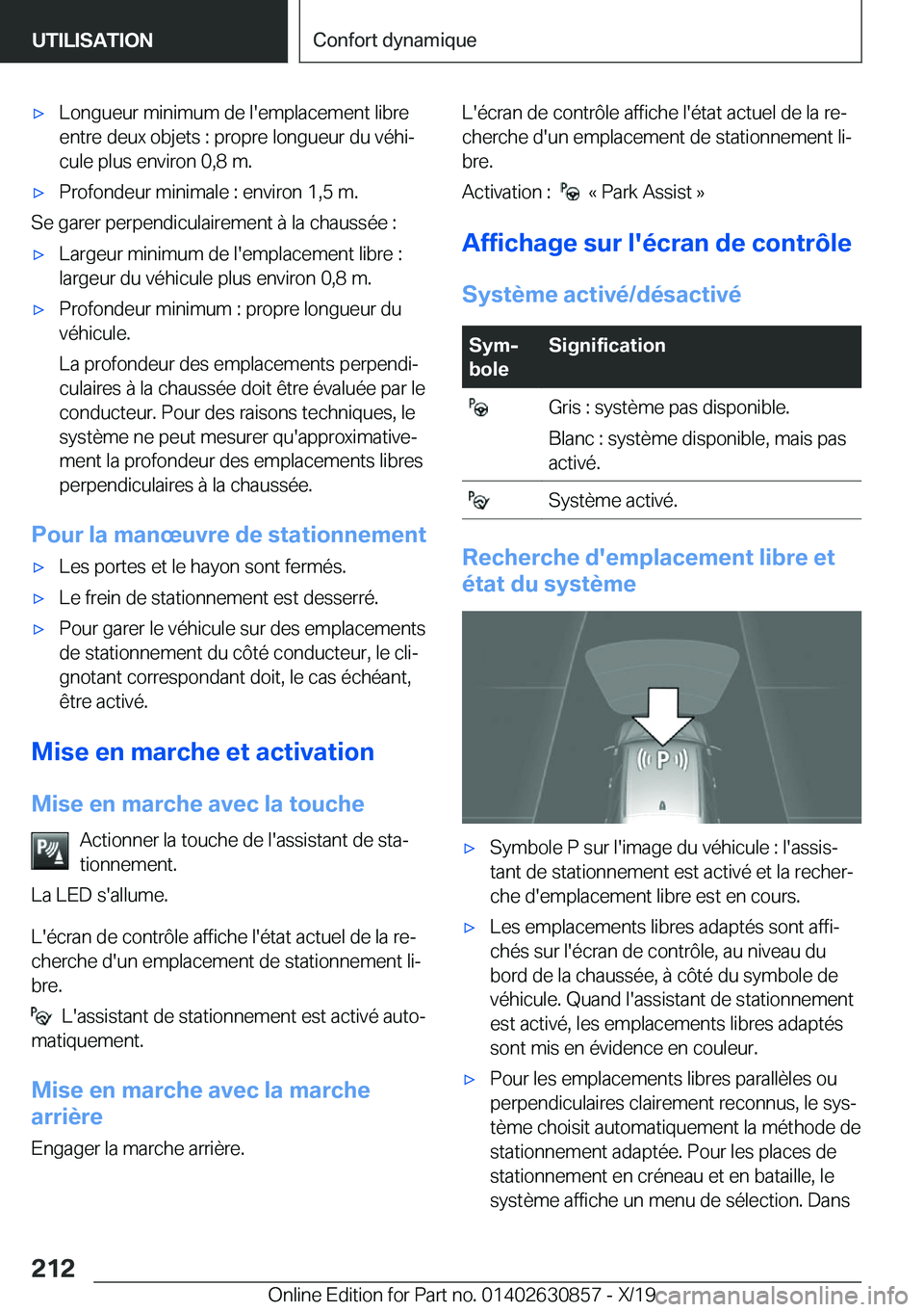 BMW 4 SERIES GRAN COUPE 2020  Notices Demploi (in French) 'x�L�o�n�g�u�e�u�r��m�i�n�i�m�u�m��d�e��l�'�e�m�p�l�a�c�e�m�e�n�t��l�i�b�r�e
�e�n�t�r�e��d�e�u�x��o�b�j�e�t�s��:��p�r�o�p�r�e��l�o�n�g�u�e�u�r��d�u��v�é�h�ij �c�u�l�e��p�l�u�s��