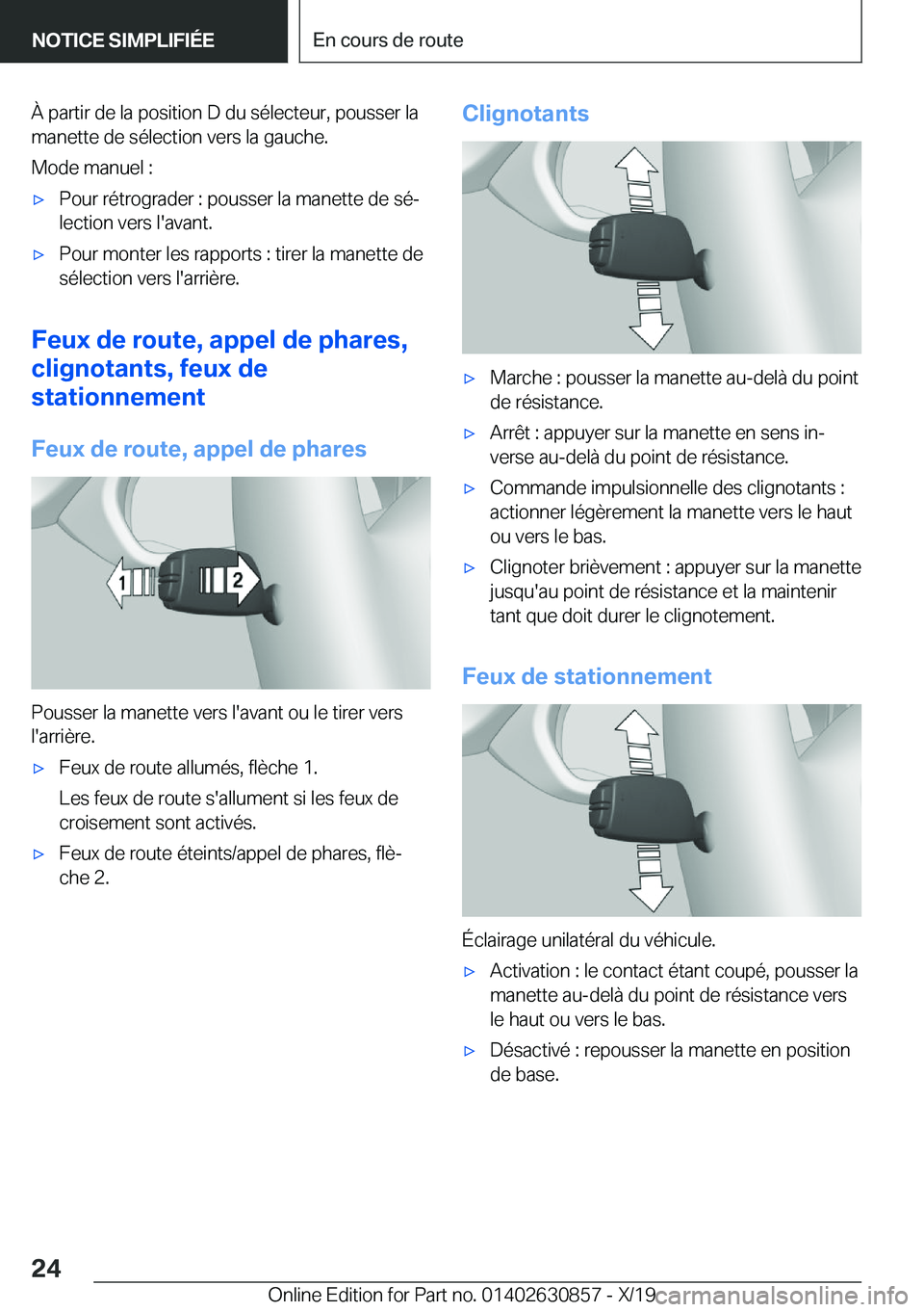 BMW 4 SERIES GRAN COUPE 2020  Notices Demploi (in French) �