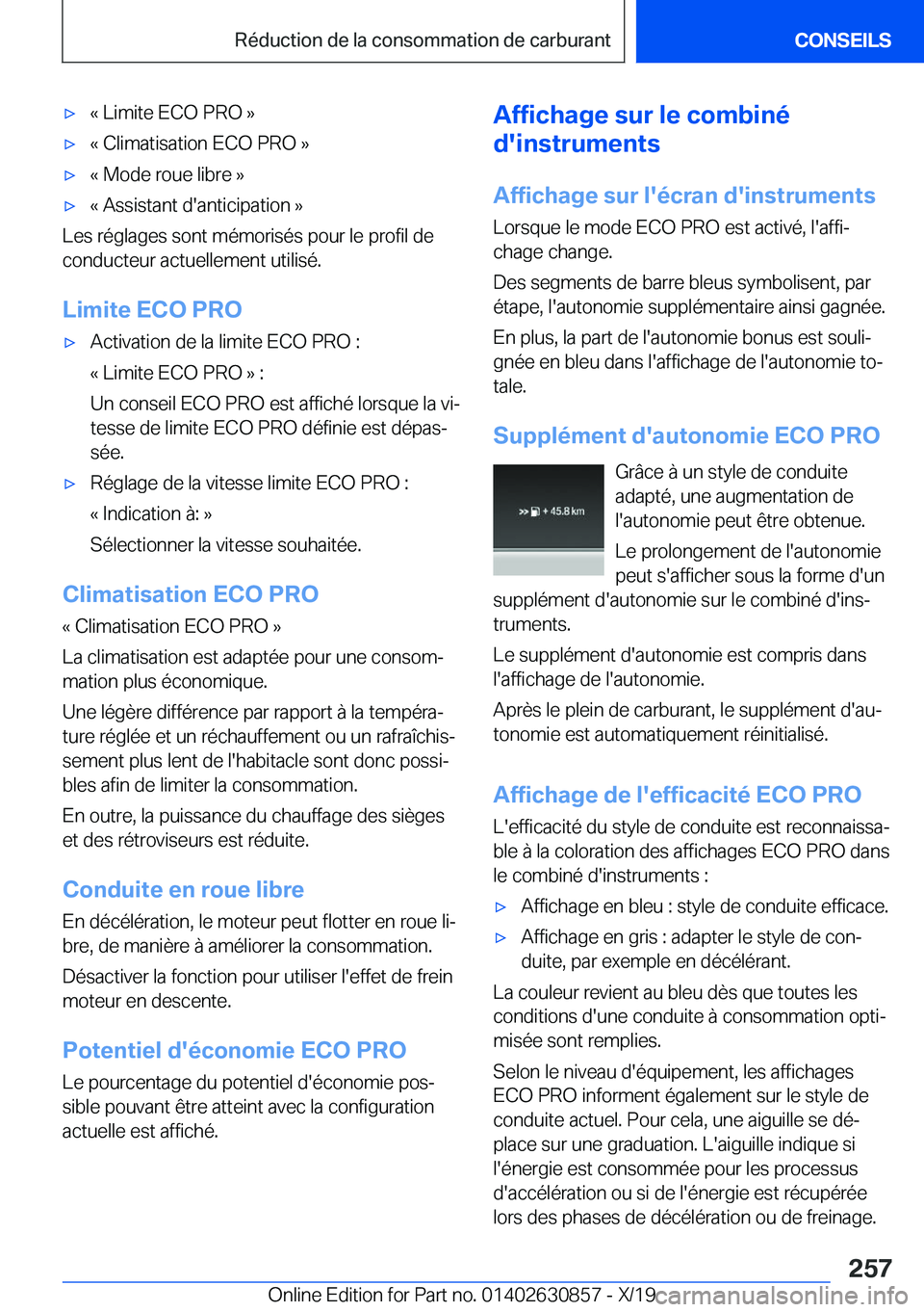 BMW 4 SERIES GRAN COUPE 2020  Notices Demploi (in French) 'x�k��L�i�m�i�t�e��E�C�O��P�R�O��{'x�k��C�l�i�m�a�t�i�s�a�t�i�o�n��E�C�O��P�R�O��{'x�k��M�o�d�e��r�o�u�e��l�i�b�r�e��{'x�k��A�s�s�i�s�t�a�n�t��d�'�a�n�t�i�c�i�p�a�t�i