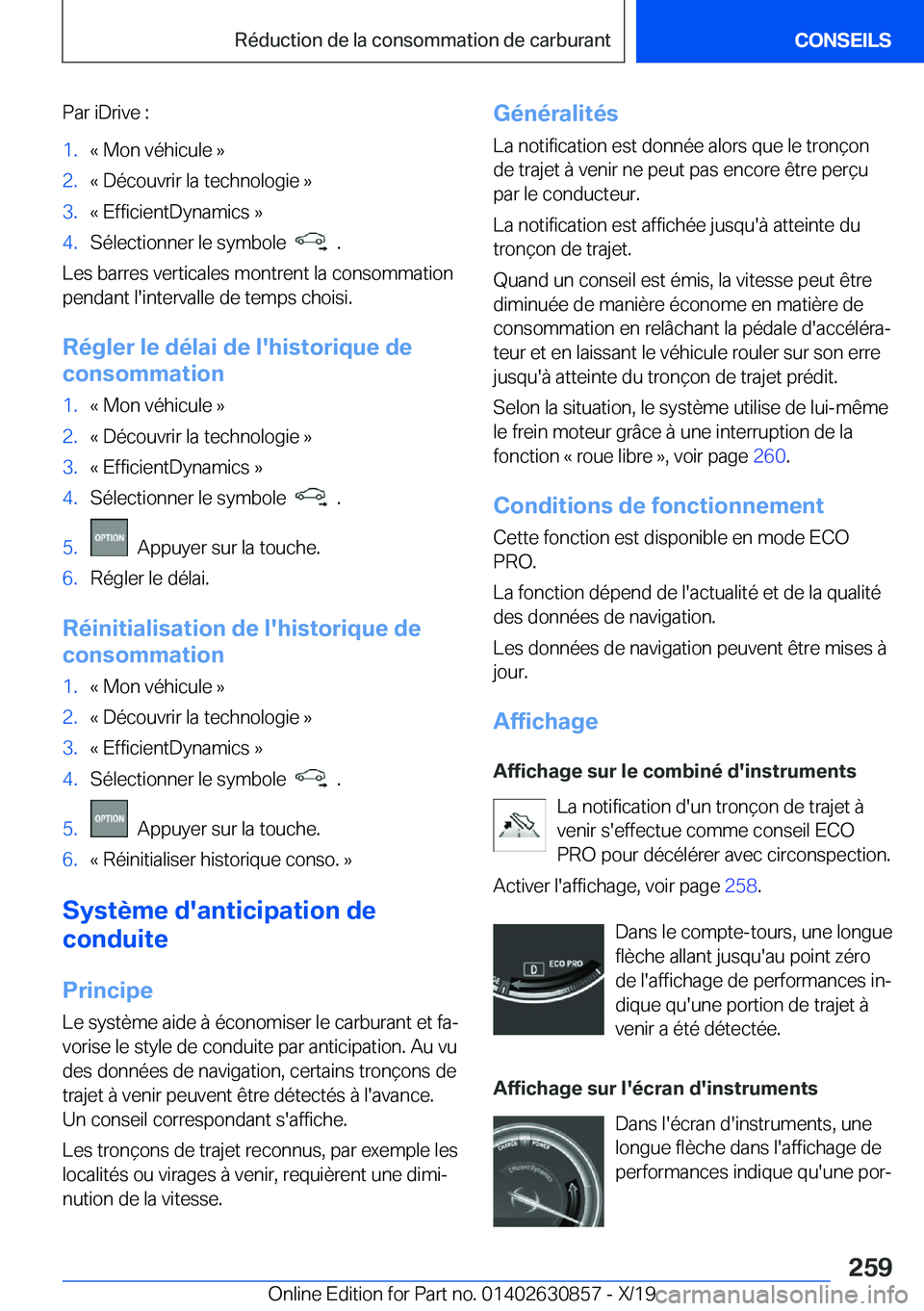 BMW 4 SERIES GRAN COUPE 2020  Notices Demploi (in French) �P�a�r��i�D�r�i�v�e��:�1�.�k��M�o�n��v�é�h�i�c�u�l�e��{�2�.�k��D�é�c�o�u�v�r�i�r��l�a��t�e�c�h�n�o�l�o�g�i�e��{�3�.�k��E�f�f�i�c�i�e�n�t�D�y�n�a�m�i�c�s��{�4�.�S�é�l�e�c�t�i�o�n�n�e�r��