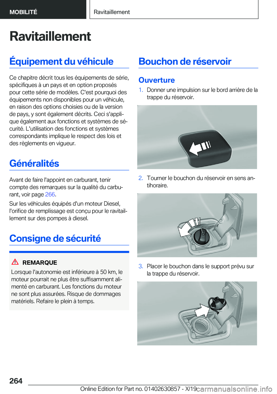 BMW 4 SERIES GRAN COUPE 2020  Notices Demploi (in French) �R�a�v�i�t�a�i�l�l�e�m�e�n�t�É�q�u�i�p�e�m�e�n�t��d�u��v�é�h�i�c�u�l�e
�C�e��c�h�a�p�i�t�r�e��d�é�c�r�i�t��t�o�u�s��l�e�s��é�q�u�i�p�e�m�e�n�t�s��d�e��s�é�r�i�e�,�s�p�é�c�i�f�i�q�u�e�s�