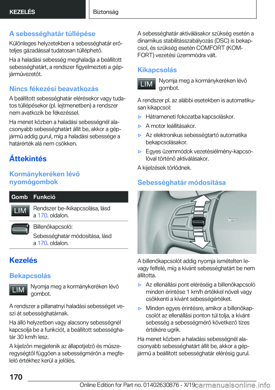 BMW 4 SERIES GRAN COUPE 2020  Kezelési útmutató (in Hungarian) �A��s�e�b�e�s�s�