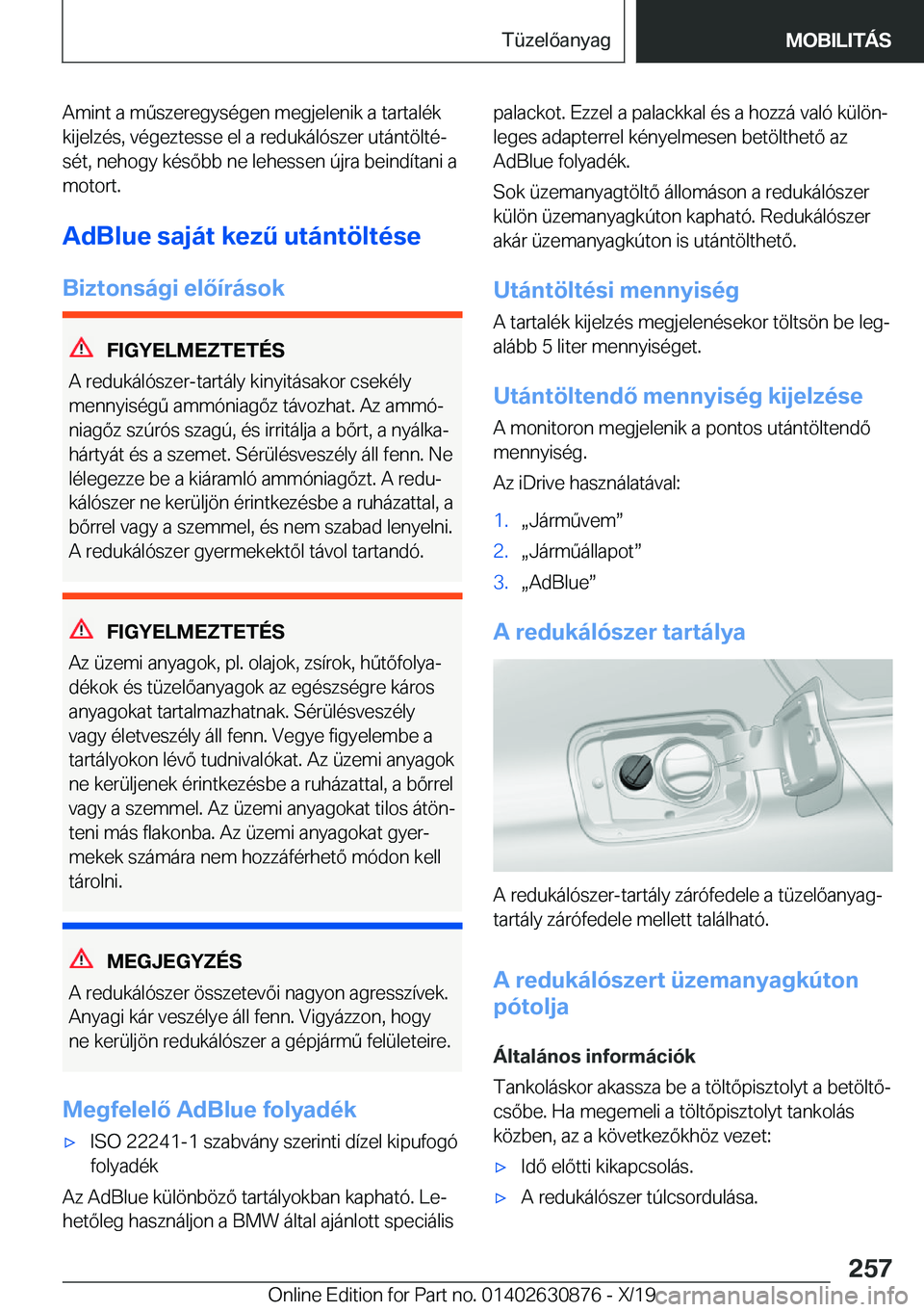 BMW 4 SERIES GRAN COUPE 2020  Kezelési útmutató (in Hungarian) �A�m�i�n�t��a��m2�s�z�e�r�e�g�y�s�