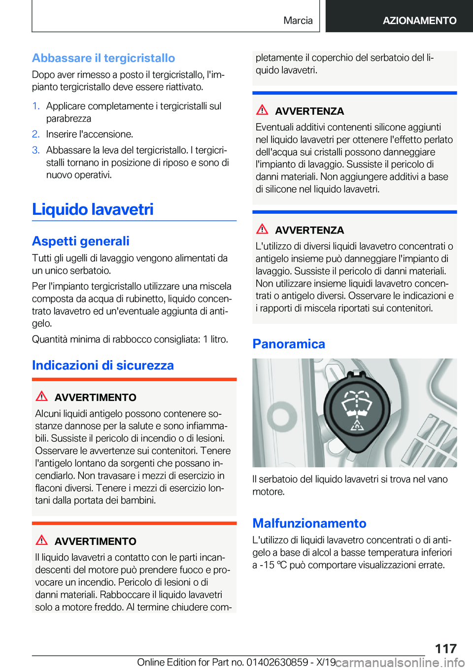 BMW 4 SERIES GRAN COUPE 2020  Libretti Di Uso E manutenzione (in Italian) �A�b�b�a�s�s�a�r�e��i�l��t�e�r�g�i�c�r�i�s�t�a�l�l�o
�D�o�p�o��a�v�e�r��r�i�m�e�s�s�o��a��p�o�s�t�o��i�l��t�e�r�g�i�c�r�i�s�t�a�l�l�o�,��l�'�i�mª
�p�i�a�n�t�o��t�e�r�g�i�c�r�i�s�t�a�l�