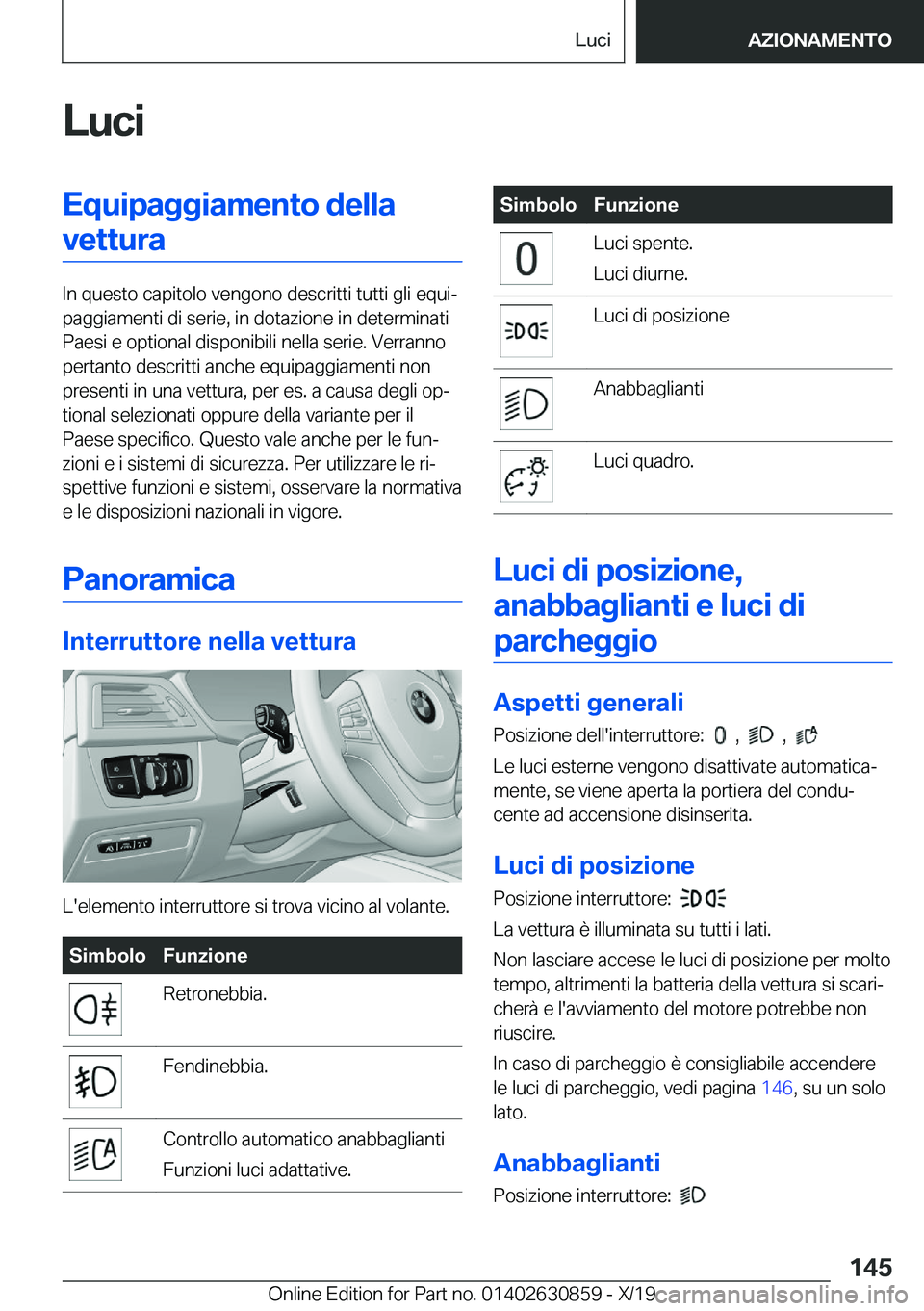 BMW 4 SERIES GRAN COUPE 2020  Libretti Di Uso E manutenzione (in Italian) �L�u�c�i�E�q�u�i�p�a�g�g�i�a�m�e�n�t�o��d�e�l�l�a�v�e�t�t�u�r�a
�I�n��q�u�e�s�t�o��c�a�p�i�t�o�l�o��v�e�n�g�o�n�o��d�e�s�c�r�i�t�t�i��t�u�t�t�i��g�l�i��e�q�u�iª
�p�a�g�g�i�a�m�e�n�t�i��d�i�