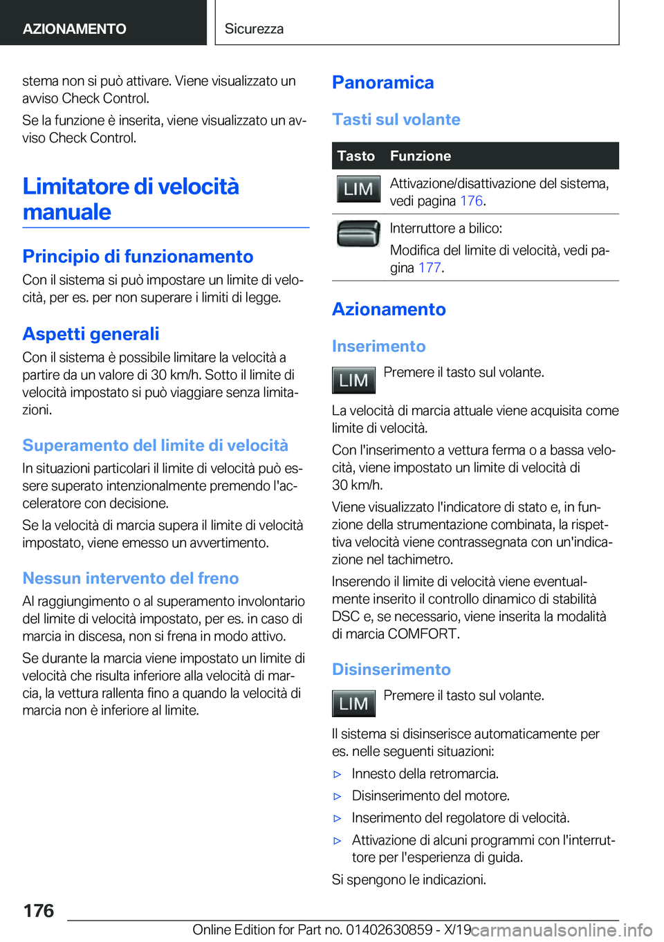 BMW 4 SERIES GRAN COUPE 2020  Libretti Di Uso E manutenzione (in Italian) �s�t�e�m�a��n�o�n��s�i��p�u�