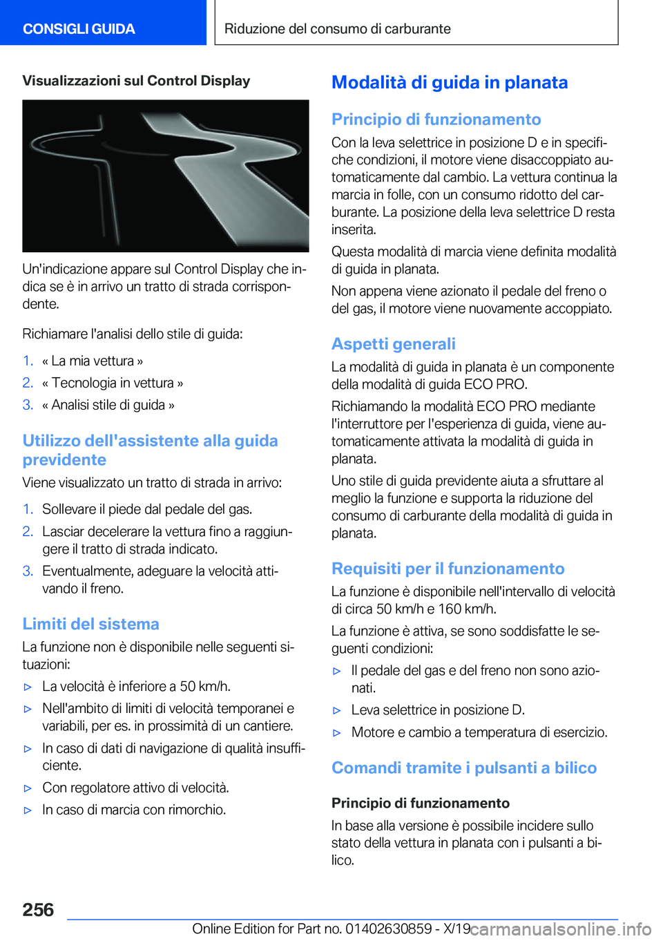 BMW 4 SERIES GRAN COUPE 2020  Libretti Di Uso E manutenzione (in Italian) �V�i�s�u�a�l�i�z�z�a�z�i�o�n�i��s�u�l��C�o�n�t�r�o�l��D�i�s�p�l�a�y
�U�n�'�i�n�d�i�c�a�z�i�o�n�e��a�p�p�a�r�e��s�u�l��C�o�n�t�r�o�l��D�i�s�p�l�a�y��c�h�e��i�nª
�d�i�c�a��s�e��è��i�n