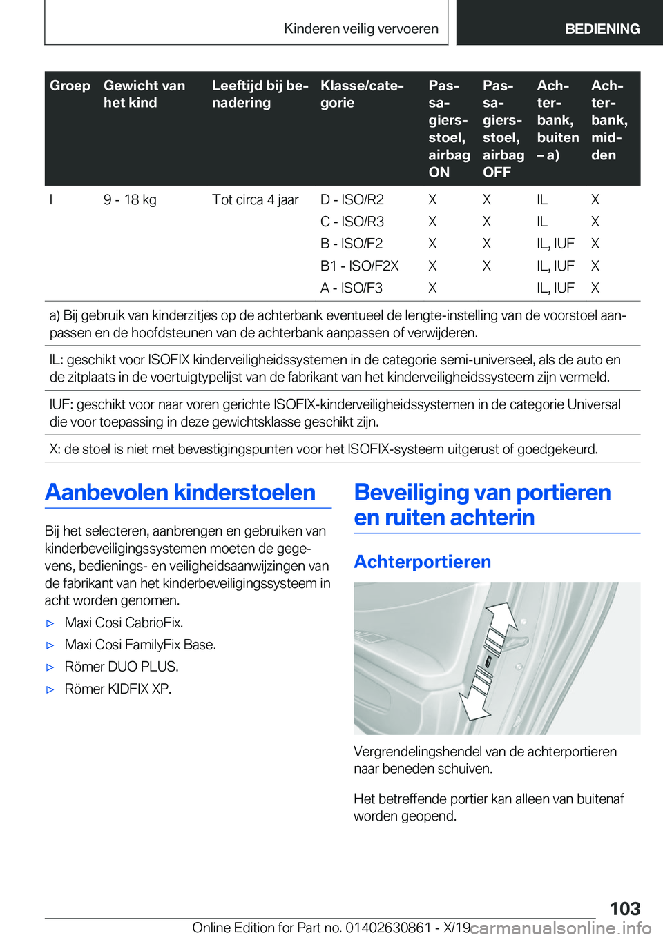 BMW 4 SERIES GRAN COUPE 2020  Instructieboekjes (in Dutch) �G�r�o�e�p�G�e�w�i�c�h�t��v�a�n
�h�e�t��k�i�n�d�L�e�e�f�t�i�j�d��b�i�j��b�ej
�n�a�d�e�r�i�n�g�K�l�a�s�s�e�/�c�a�t�ej
�g�o�r�i�e�P�a�sj
�s�aj
�g�i�e�r�sj
�s�t�o�e�l�,
�a�i�r�b�a�g
�O�N�P�a�sj
