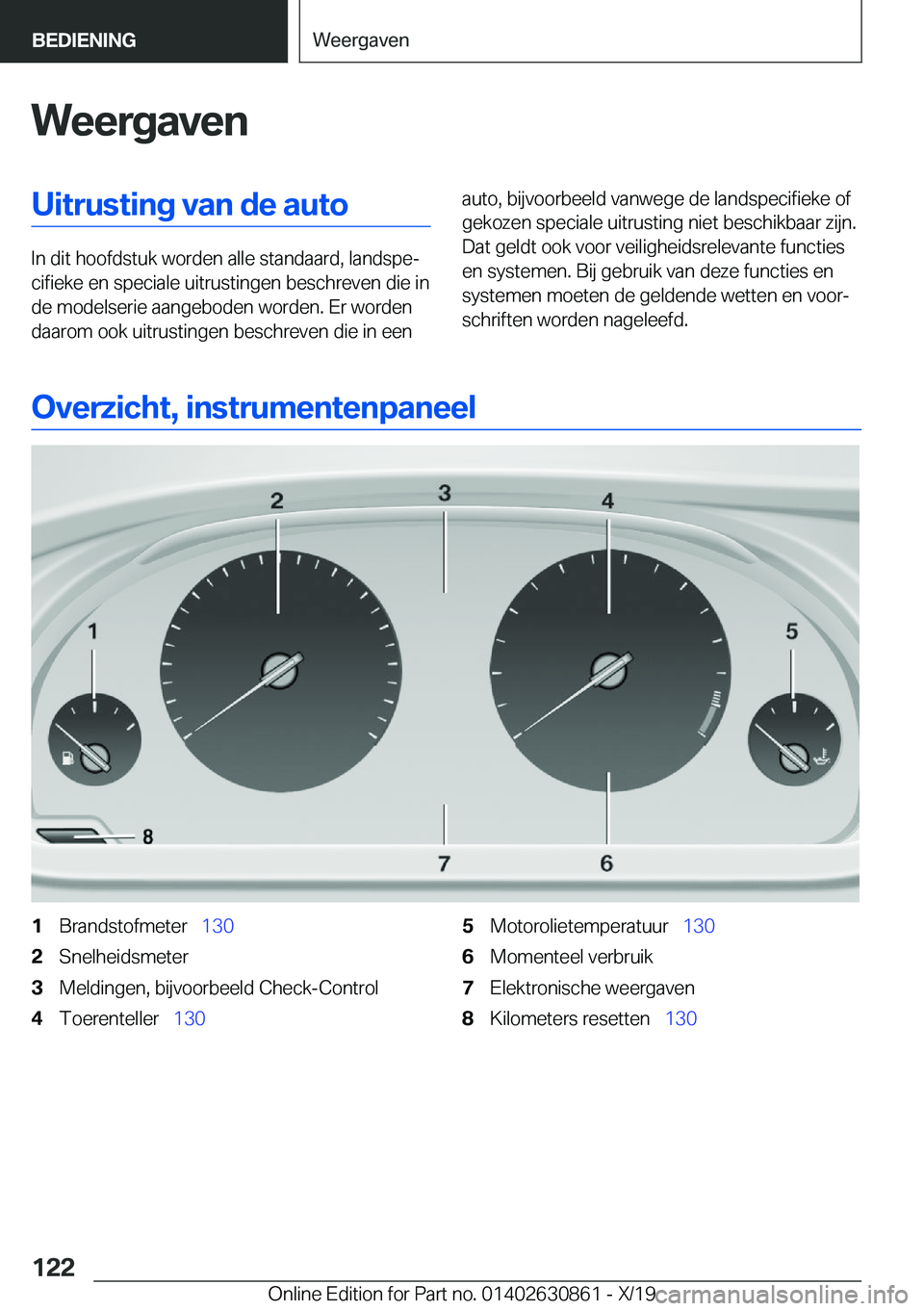 BMW 4 SERIES GRAN COUPE 2020  Instructieboekjes (in Dutch) �W�e�e�r�g�a�v�e�n�U�i�t�r�u�s�t�i�n�g��v�a�n��d�e��a�u�t�o
�I�n��d�i�t��h�o�o�f�d�s�t�u�k��w�o�r�d�e�n��a�l�l�e��s�t�a�n�d�a�a�r�d�,��l�a�n�d�s�p�ej�c�i�f�i�e�k�e��e�n��s�p�e�c�i�a�l�e��
