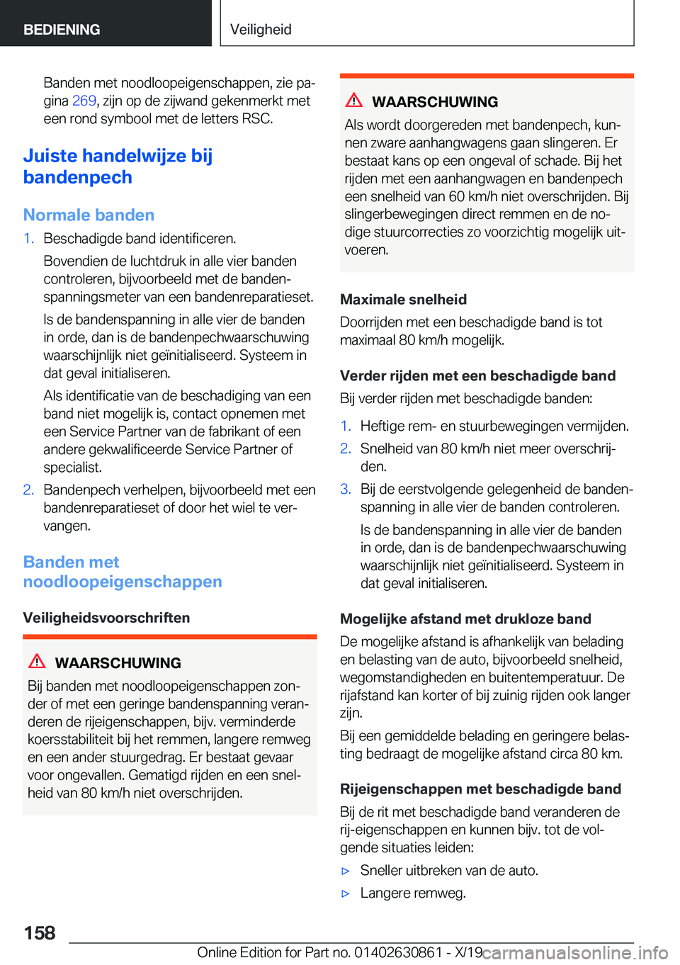 BMW 4 SERIES GRAN COUPE 2020  Instructieboekjes (in Dutch) �B�a�n�d�e�n��m�e�t��n�o�o�d�l�o�o�p�e�i�g�e�n�s�c�h�a�p�p�e�n�,��z�i�e��p�aj�g�i�n�a� �2�6�9�,��z�i�j�n��o�p��d�e��z�i�j�w�a�n�d��g�e�k�e�n�m�e�r�k�t��m�e�t
�e�e�n��r�o�n�d��s�y�m�b�o�o