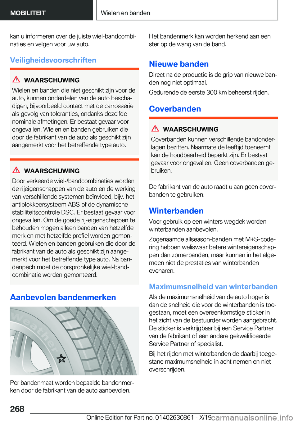 BMW 4 SERIES GRAN COUPE 2020  Instructieboekjes (in Dutch) �k�a�n��u��i�n�f�o�r�m�e�r�e�n��o�v�e�r��d�e��j�u�i�s�t�e��w�i�e�l�-�b�a�n�d�c�o�m�b�ij
�n�a�t�i�e�s��e�n��v�e�l�g�e�n��v�o�o�r��u�w��a�u�t�o�.
�V�e�i�l�i�g�h�e�i�d�s�v�o�o�r�s�c�h�r�i�f�t
