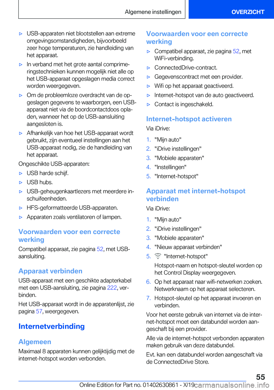 BMW 4 SERIES GRAN COUPE 2020  Instructieboekjes (in Dutch) 'x�U�S�B�-�a�p�p�a�r�a�t�e�n��n�i�e�t��b�l�o�o�t�s�t�e�l�l�e�n��a�a�n��e�x�t�r�e�m�e
�o�m�g�e�v�i�n�g�s�o�m�s�t�a�n�d�i�g�h�e�d�e�n�,��b�i�j�v�o�o�r�b�e�e�l�d �z�e�e�r��h�o�g�e��t�e�m�p�e�r