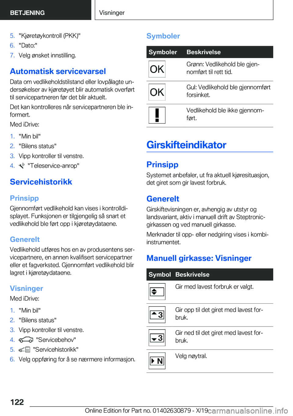 BMW 4 SERIES GRAN COUPE 2020  InstruksjonsbØker (in Norwegian) �5�.��K�j�