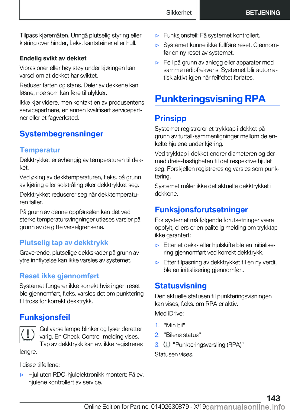 BMW 4 SERIES GRAN COUPE 2020  InstruksjonsbØker (in Norwegian) �T�i�l�p�a�s�s��k�j�