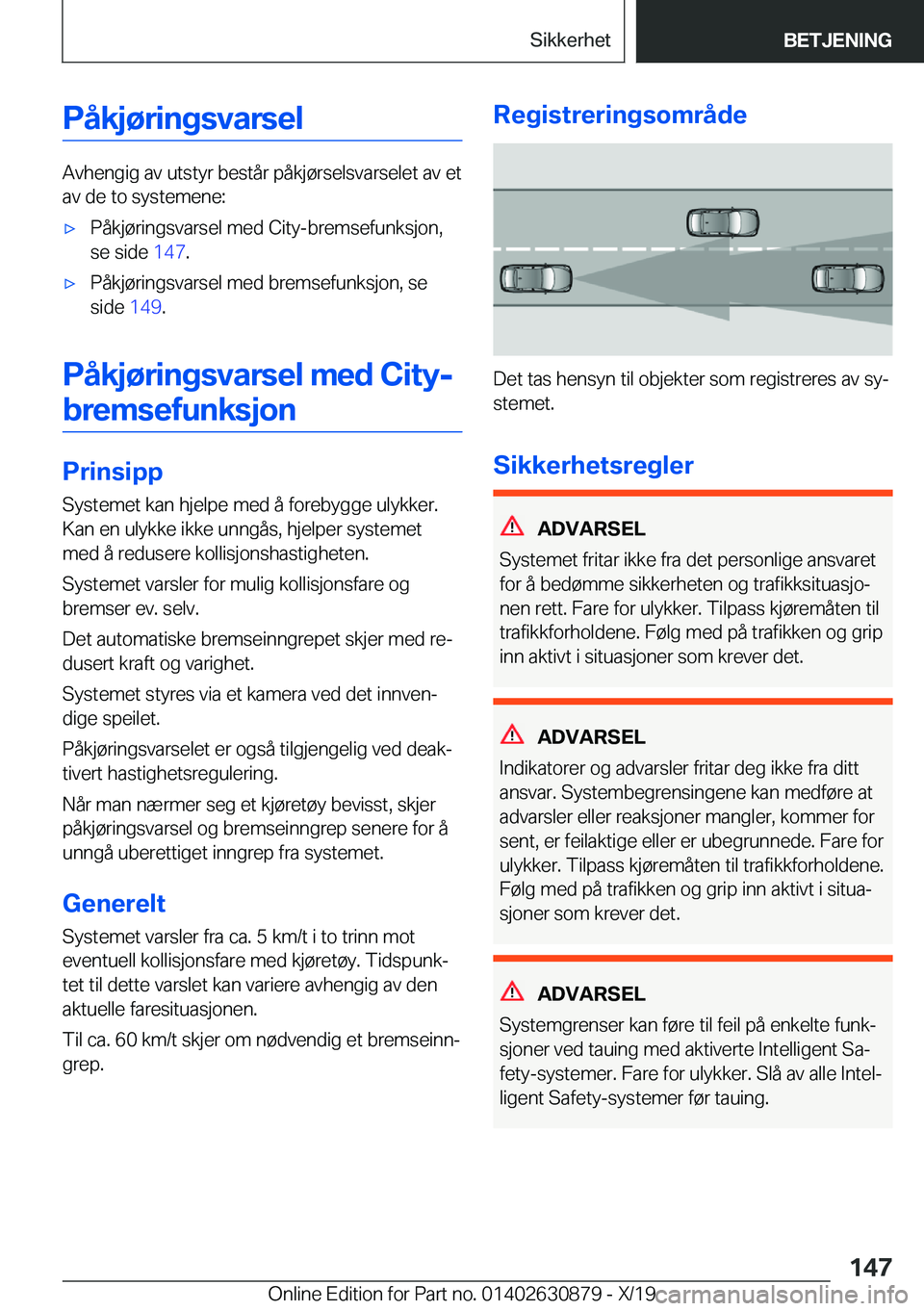 BMW 4 SERIES GRAN COUPE 2020  InstruksjonsbØker (in Norwegian) �P�å�k�j�