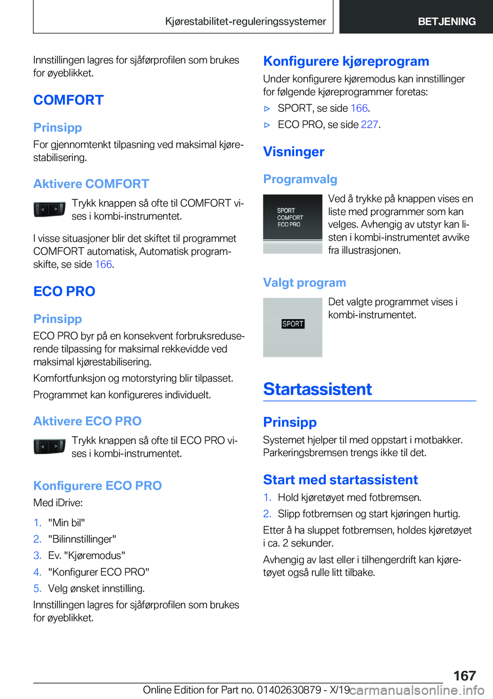 BMW 4 SERIES GRAN COUPE 2020  InstruksjonsbØker (in Norwegian) �I�n�n�s�t�i�l�l�i�n�g�e�n��l�a�g�r�e�s��f�o�r��s�j�å�f�