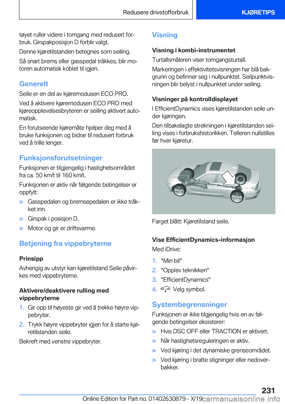 BMW 4 SERIES GRAN COUPE 2020  InstruksjonsbØker (in Norwegian) �t�