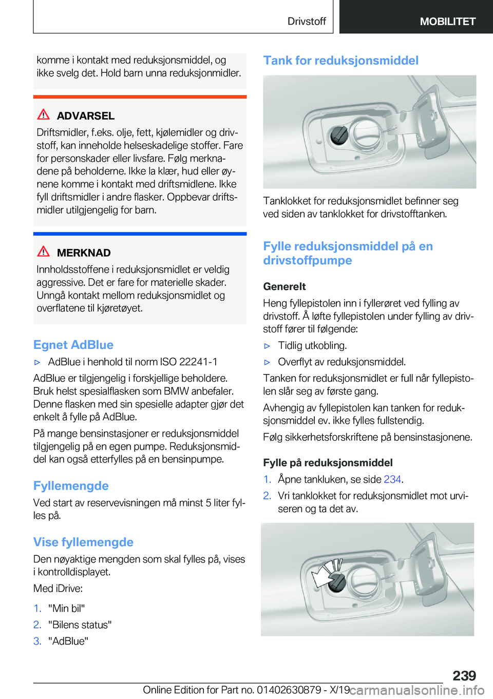 BMW 4 SERIES GRAN COUPE 2020  InstruksjonsbØker (in Norwegian) �k�o�m�m�e��i��k�o�n�t�a�k�t��m�e�d��r�e�d�u�k�s�j�o�n�s�m�i�d�d�e�l�,��o�g
�i�k�k�e��s�v�e�l�g��d�e�t�.��H�o�l�d��b�a�r�n��u�n�n�a��r�e�d�u�k�s�j�o�n�m�i�d�l�e�r�.
�A�D�V�A�R�S�E�L
�D�r�i�