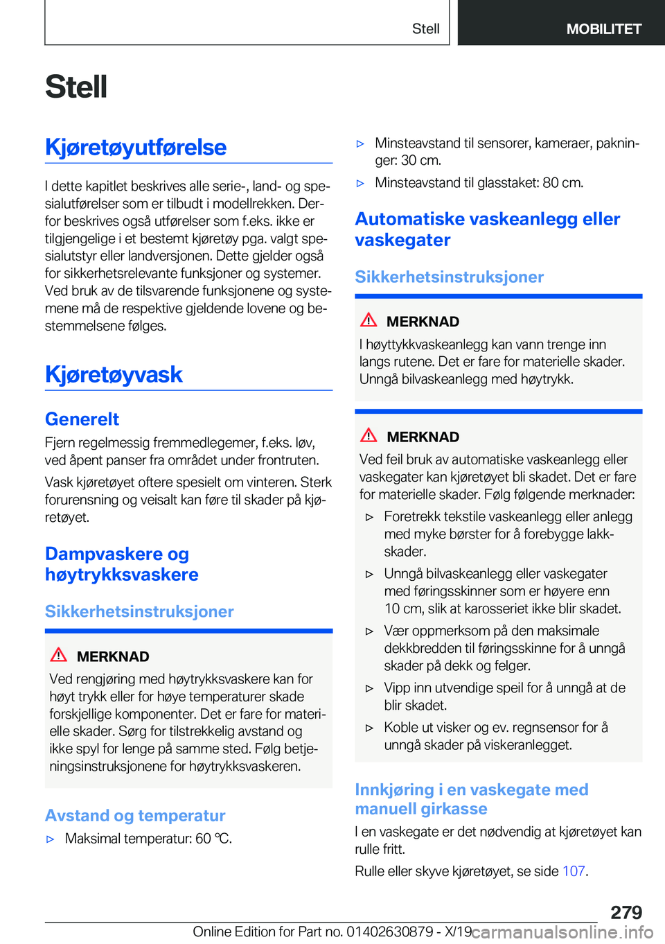 BMW 4 SERIES GRAN COUPE 2020  InstruksjonsbØker (in Norwegian) �S�t�e�l�l�K�j�