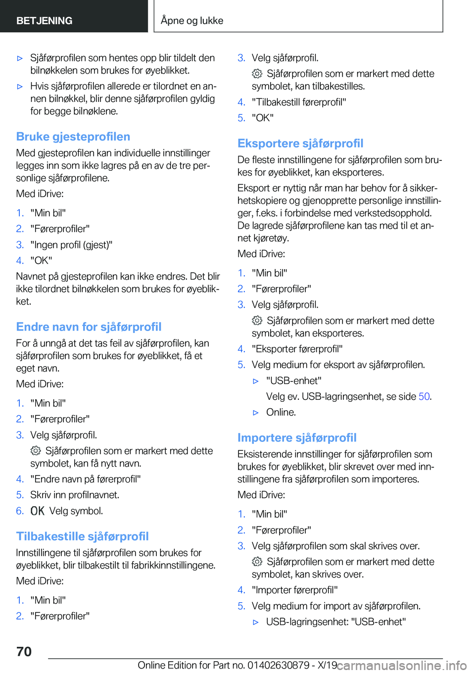 BMW 4 SERIES GRAN COUPE 2020  InstruksjonsbØker (in Norwegian) x�S�j�å�f�