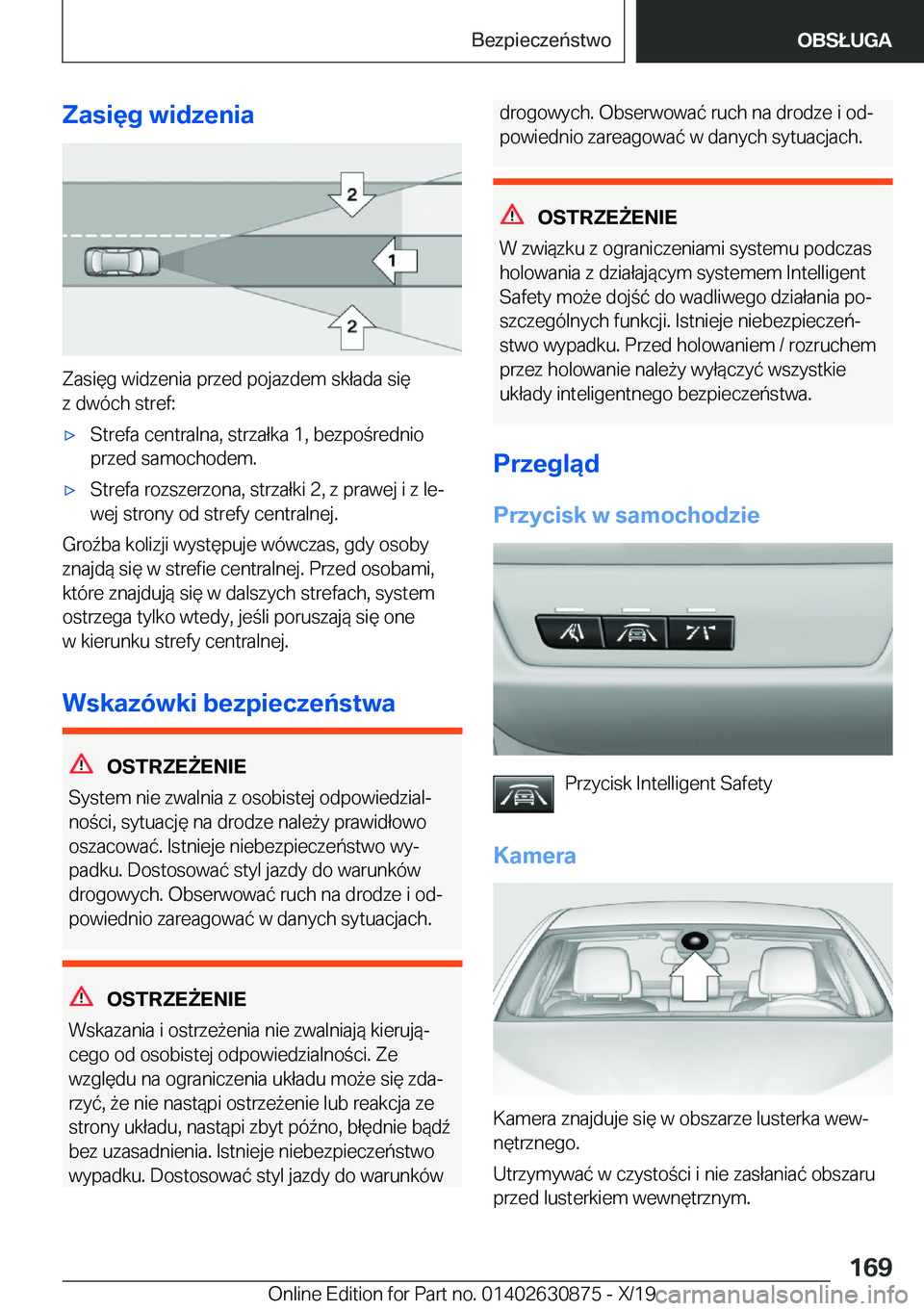 BMW 4 SERIES GRAN COUPE 2020  Instrukcja obsługi (in Polish) �Z�a�s�i�
