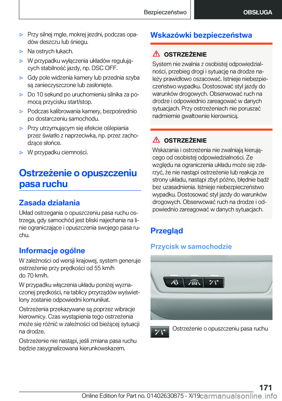 BMW 4 SERIES GRAN COUPE 2020  Instrukcja obsługi (in Polish) 'x�P�r�z�y��s�i�l�n�e�j��m�g�l�e�,��m�o�k�r�e�j��j�e�z�d�n�i�,��p�o�d�c�z�a�s��o�p�aj
�d�