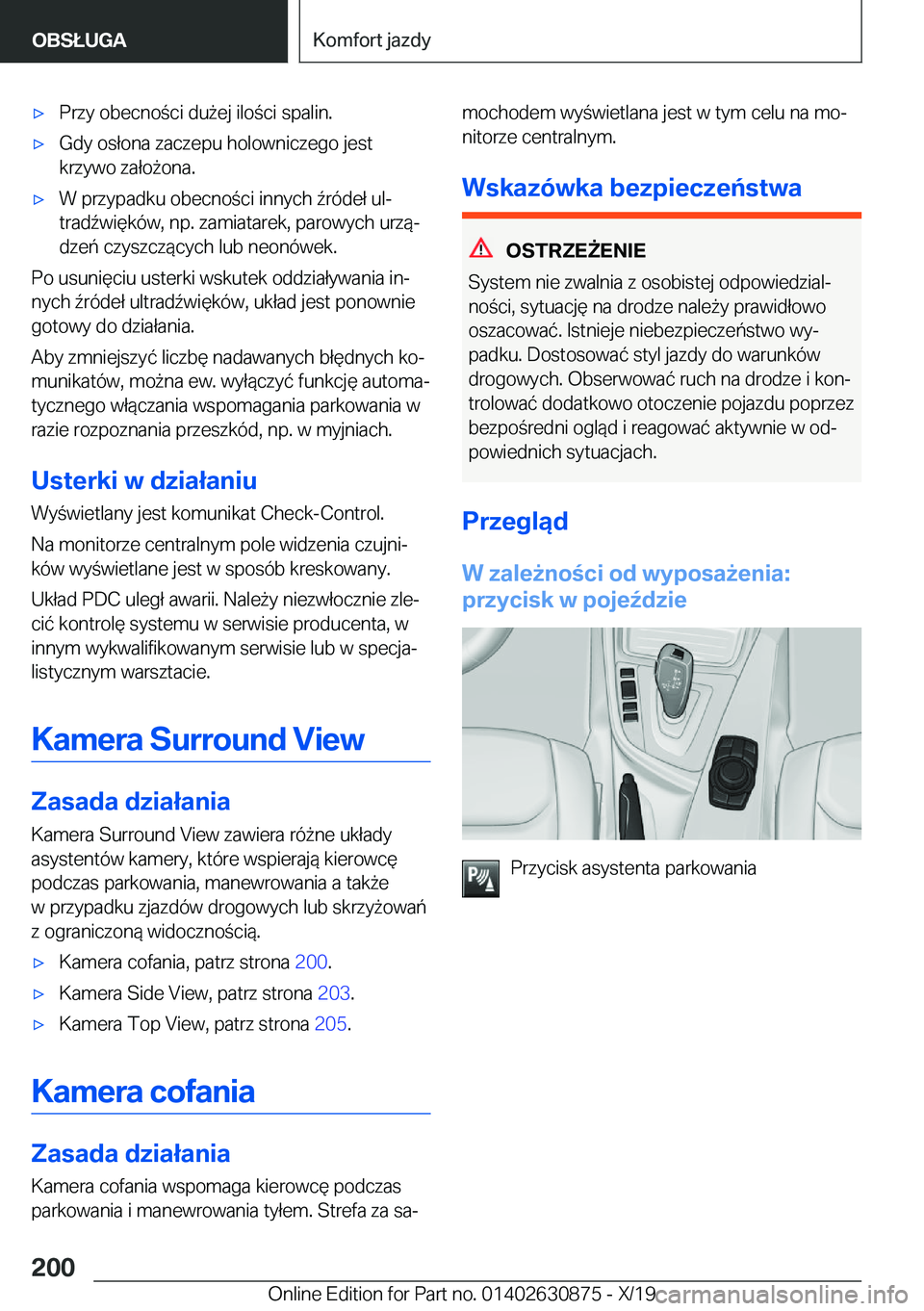 BMW 4 SERIES GRAN COUPE 2020  Instrukcja obsługi (in Polish) 'x�P�r�z�y��o�b�e�c�n�o�c�i��d�u9�e�j��i�l�o�c�i��s�p�a�l�i�n�.'x�G�d�y��o�s�ł�o�n�a��z�a�c�z�e�p�u��h�o�l�o�w�n�i�c�z�e�g�o��j�e�s�t
�k�r�z�y�w�o��z�a�ł�o9�o�n�a�.'x�W��