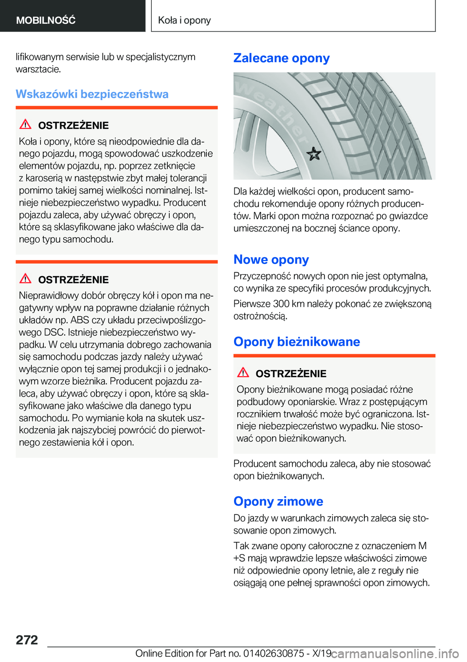 BMW 4 SERIES GRAN COUPE 2020  Instrukcja obsługi (in Polish) �l�i�f�i�k�o�w�a�n�y�m��s�e�r�w�i�s�i�e��l�u�b��w��s�p�e�c�j�a�l�i�s�t�y�c�z�n�y�m�w�a�r�s�z�t�a�c�i�e�.
�W�s�k�a�z�