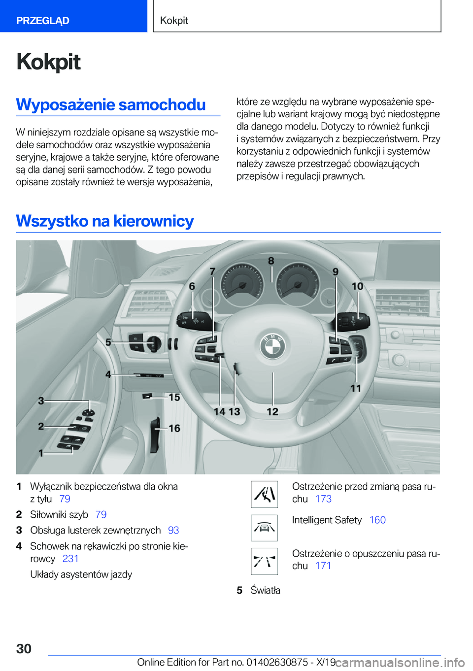 BMW 4 SERIES GRAN COUPE 2020  Instrukcja obsługi (in Polish) �K�o�k�p�i�t�W�y�p�o�s�a9�e�n�i�e��s�a�m�o�c�h�o�d�u
�W��n�i�n�i�e�j�s�z�y�m��r�o�z�d�z�i�a�l�e��o�p�i�s�a�n�e��s�