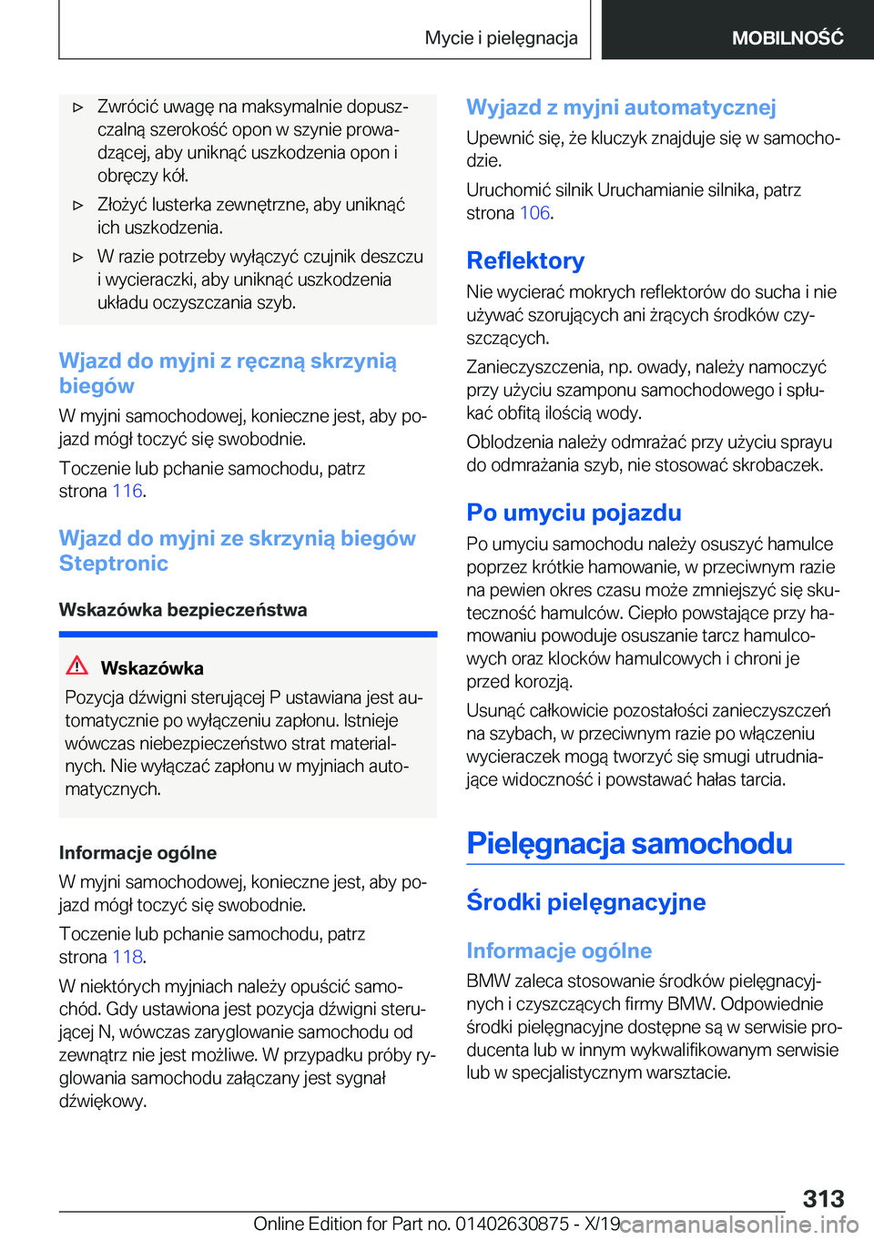 BMW 4 SERIES GRAN COUPE 2020  Instrukcja obsługi (in Polish) 'x�Z�w�r�