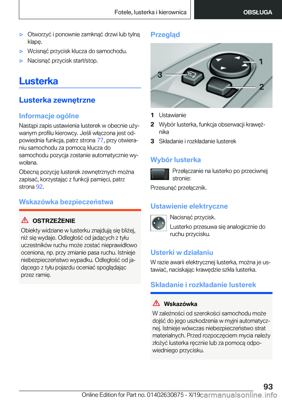 BMW 4 SERIES GRAN COUPE 2020  Instrukcja obsługi (in Polish) 'x�O�t�w�o�r�z�y�