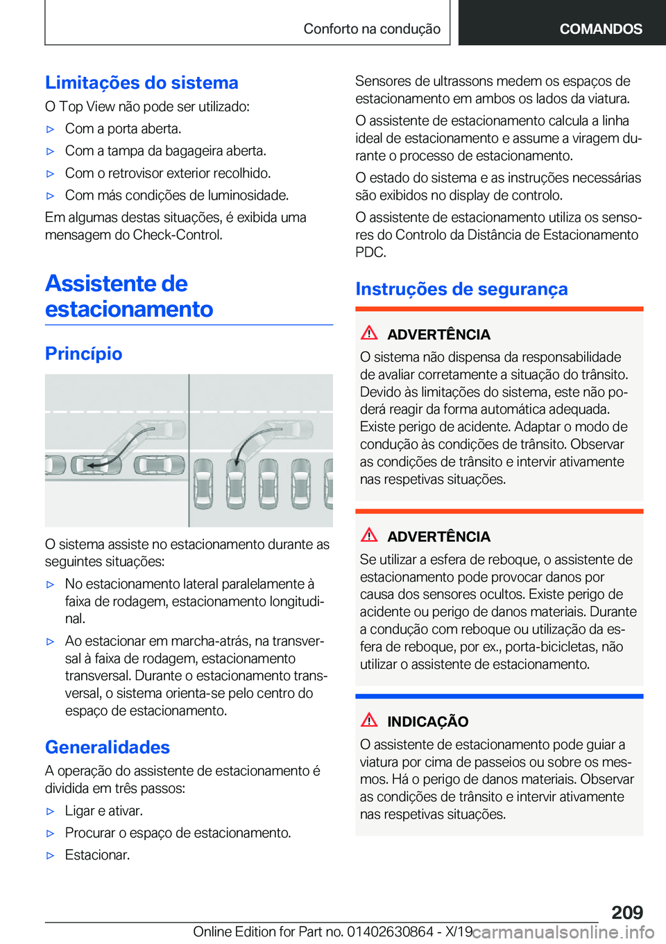 BMW 4 SERIES GRAN COUPE 2020  Manual do condutor (in Portuguese) �L�i�m�i�t�a�