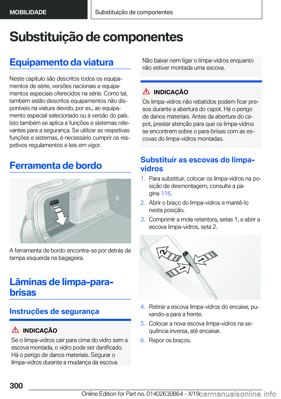 BMW 4 SERIES GRAN COUPE 2020  Manual do condutor (in Portuguese) �S�u�b�s�t�i�t�u�i�