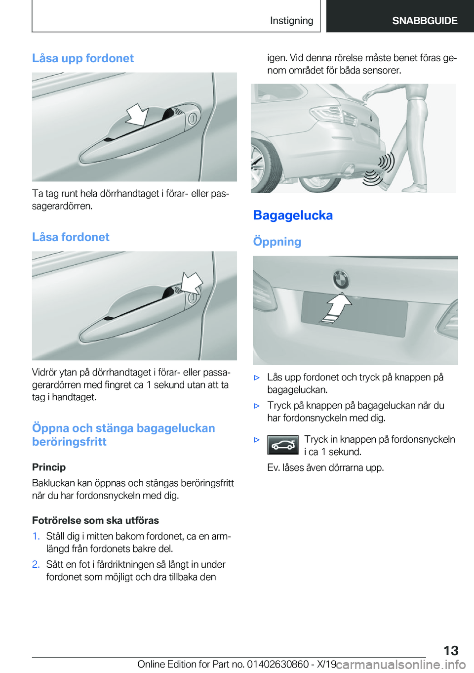 BMW 4 SERIES GRAN COUPE 2020  InstruktionsbÖcker (in Swedish) �L�å�s�a��u�p�p��f�o�r�d�o�n�e�t
�T�a��t�a�g��r�u�n�t��h�e�l�a��d�