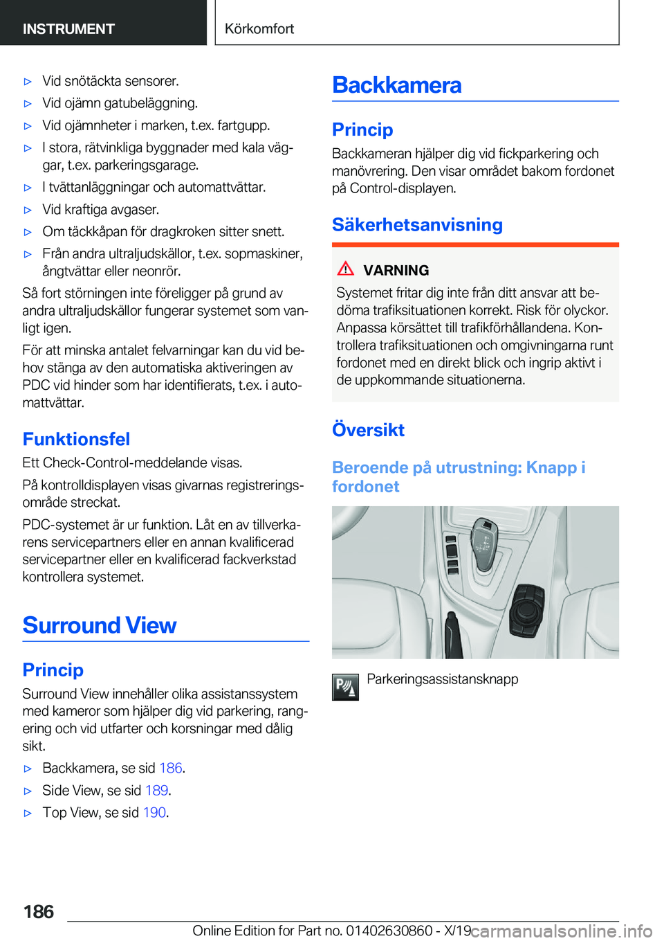 BMW 4 SERIES GRAN COUPE 2020  InstruktionsbÖcker (in Swedish) x�V�i�d��s�n�