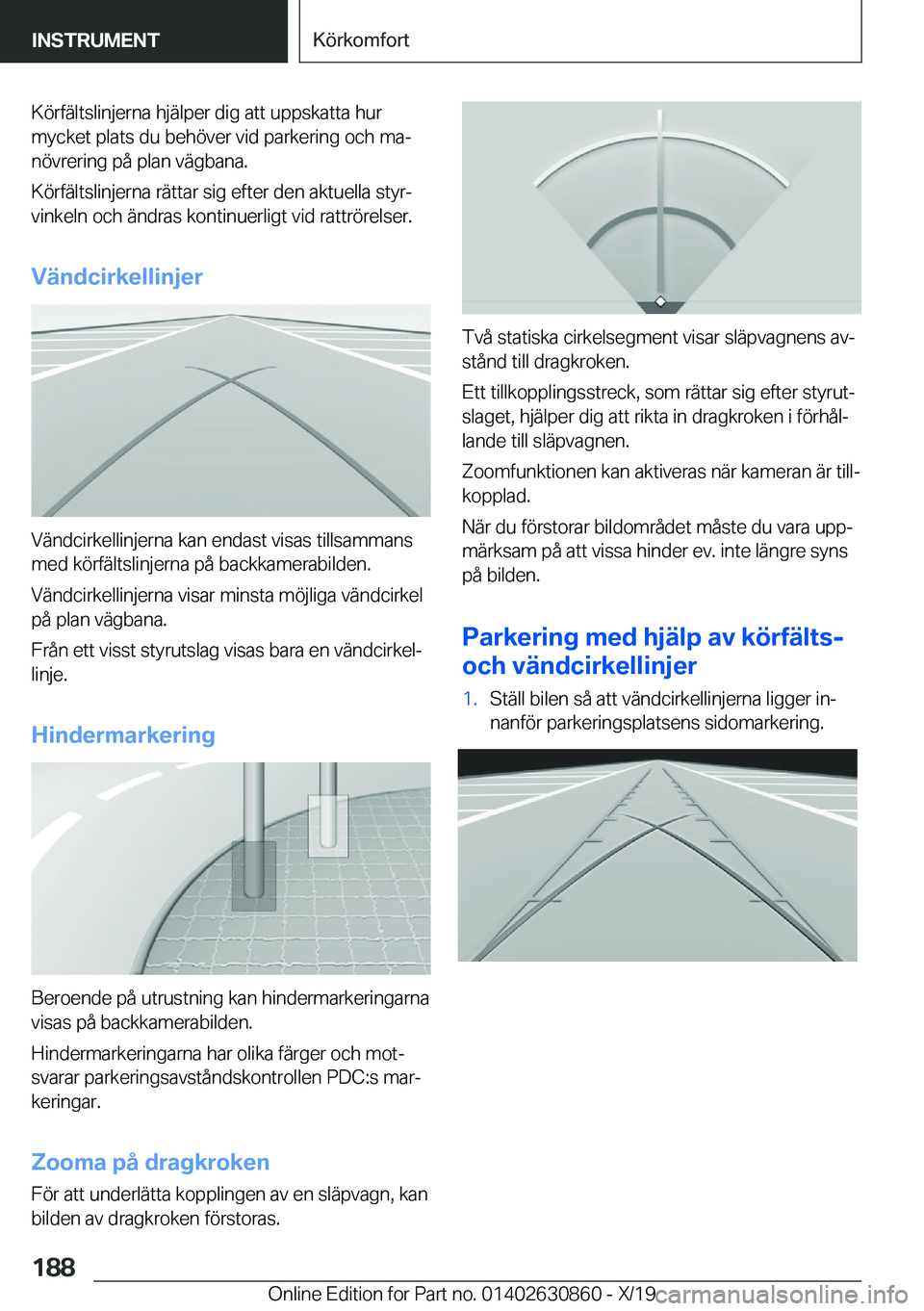 BMW 4 SERIES GRAN COUPE 2020  InstruktionsbÖcker (in Swedish) �K�