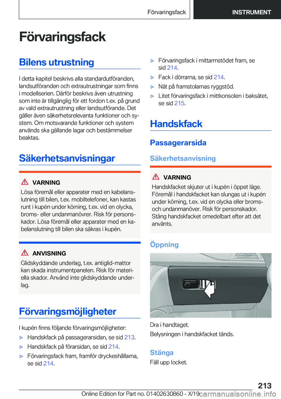 BMW 4 SERIES GRAN COUPE 2020  InstruktionsbÖcker (in Swedish) �F�