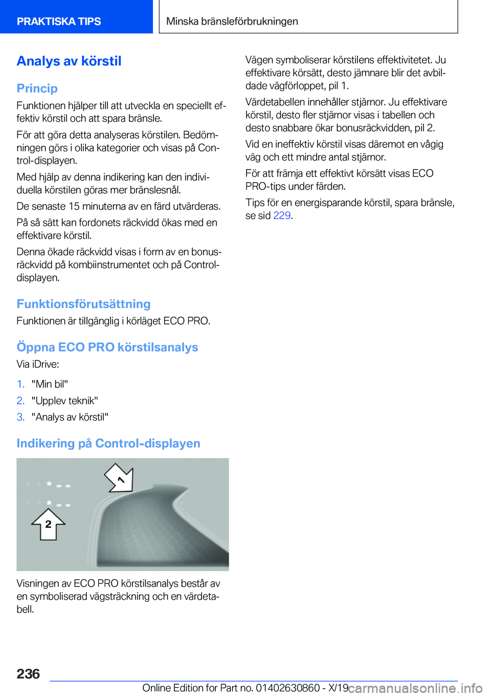 BMW 4 SERIES GRAN COUPE 2020  InstruktionsbÖcker (in Swedish) �A�n�a�l�y�s��a�v��k�
